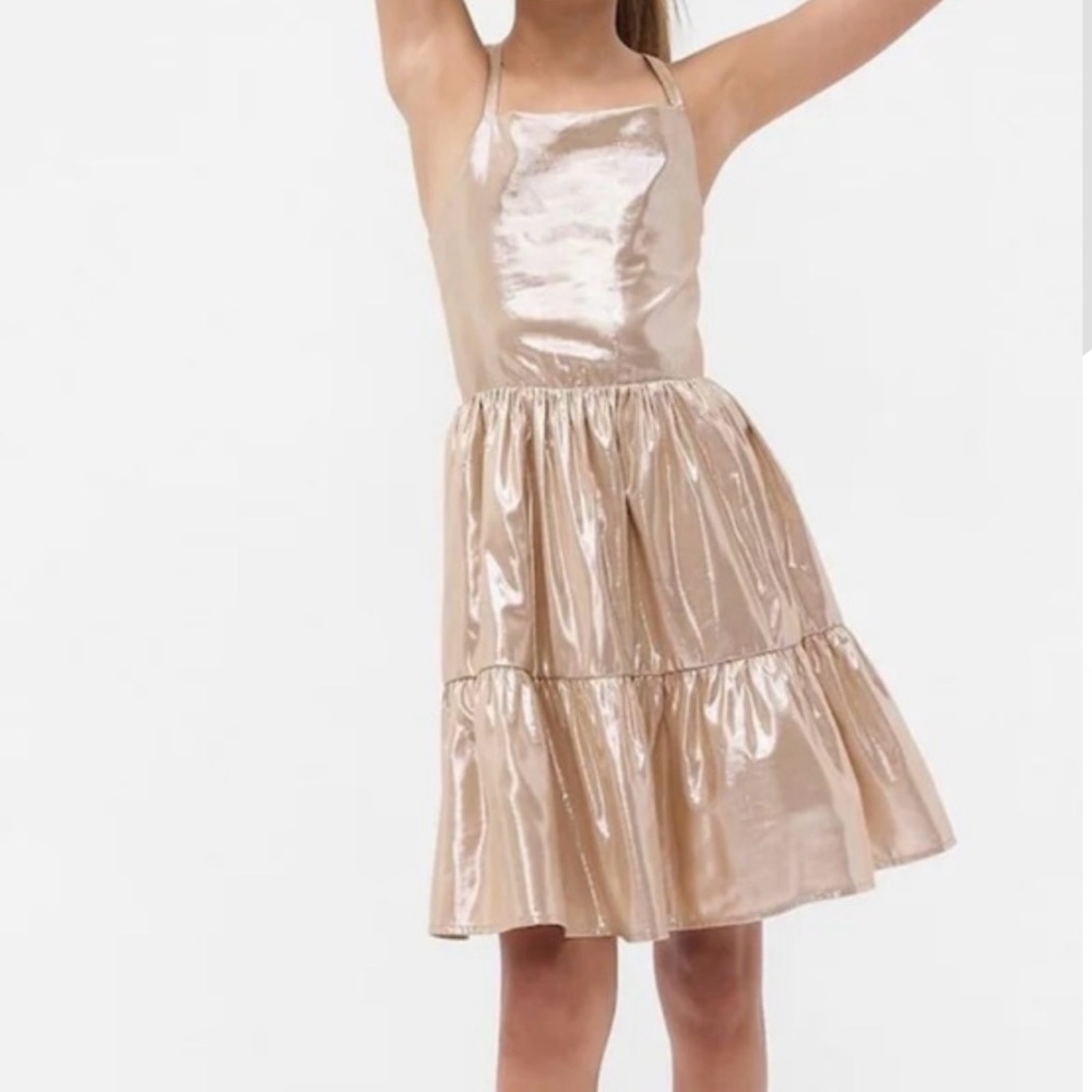 GAP Kids Shimmering‎ Gold Dress